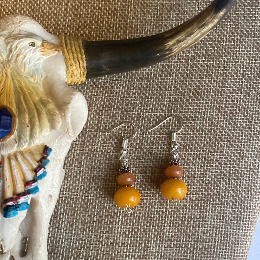 Southwestern Beaded Earrings - Handmade by Me